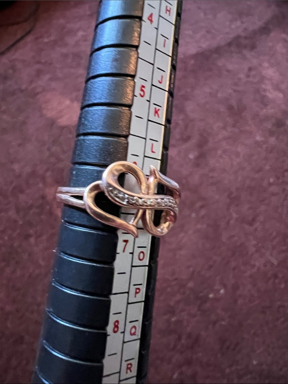 10 Karat Gold Heart Infinity Ring from Kay’s Jewelry - Picture 6 of 7